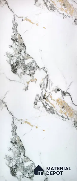 PN 06630 Marble Look Alabaster Sheet 8 ft x 4 ft Texture Finish - 3 mm | Suitable for Pooja Room, Feature Wall, Ceiling & Reception