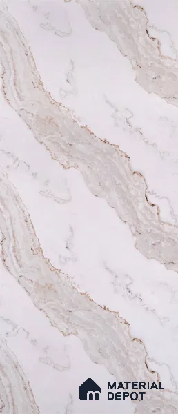 PN 06627 Marble Look Alabaster Sheet 8 ft x 4 ft Texture Finish - 3 mm | Suitable for Pooja Room, Feature Wall, Ceiling & Reception