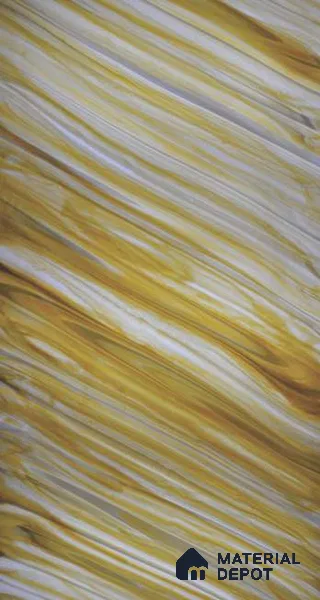 PN 06558 Patterned Look Alabaster Sheet 8 ft x 4 ft Texture Finish - 6 mm | Suitable for Pooja Room, Feature Wall, Ceiling & Reception
