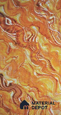 PN 06586 Marble Look Alabaster Sheet 8 ft x 4 ft Texture Finish  - 6 mm | Suitable for  Pooja Room, Feature Wall, Ceiling & Reception