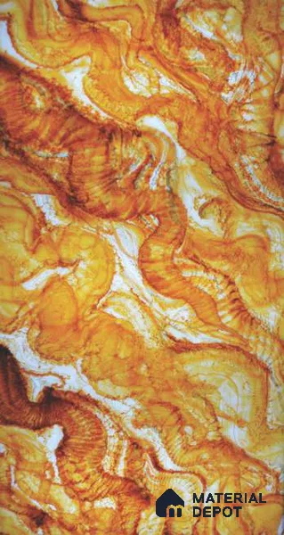 PN 06586 Marble Look Alabaster Sheet 8 ft x 4 ft Texture Finish  - 6 mm | Suitable for  Pooja Room, Feature Wall, Ceiling & Reception