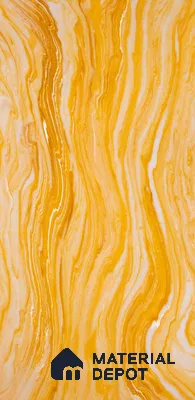 PN 06669 Marble Look Alabaster Sheet 8 ft x 4 ft Texture Finish  - 6 mm | Suitable for  Pooja Room, Feature Wall, Ceiling & Reception