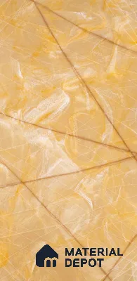 PN 06666 Marble Look Alabaster Sheet 8 ft x 4 ft Texture Finish  - 6 mm | Suitable for  Pooja Room, Feature Wall, Ceiling & Reception