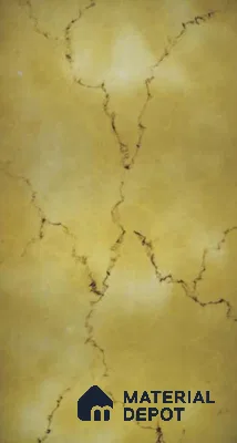 PN 06553 Marble Look Alabaster Sheet 8 ft x 4 ft Texture Finish  - 6 mm | Suitable for  Pooja Room, Feature Wall, Ceiling & Reception