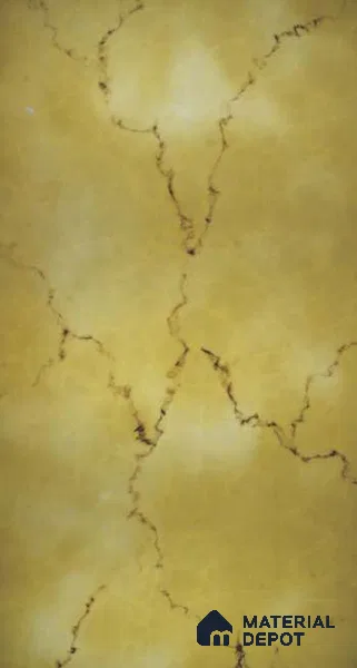 PN 06553 Marble Look Alabaster Sheet 8 ft x 4 ft Texture Finish - 6 mm | Suitable for Pooja Room, Feature Wall, Ceiling & Reception