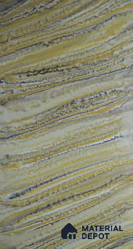 PN 06565 Patterned Look Alabaster Sheet 8 ft x 4 ft Texture Finish  - 6 mm | Suitable for  Pooja Room, Feature Wall, Ceiling & Reception