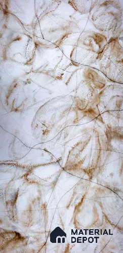 PN 06668 Marble Look Alabaster Sheet 8 ft x 4 ft Texture Finish - 6 mm | Suitable for Pooja Room, Feature Wall, Ceiling & Reception