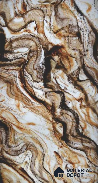 PN 06587 Marble Look Alabaster Sheet 8 ft x 4 ft Texture Finish - 6 mm | Suitable for Pooja Room, Feature Wall, Ceiling & Reception