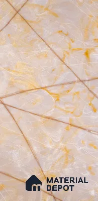 PN 06665 Marble Look Alabaster Sheet 8 ft x 4 ft Texture Finish  - 6 mm | Suitable for  Pooja Room, Feature Wall, Ceiling & Reception