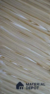 PN 06557 Patterned Look Alabaster Sheet 8 ft x 4 ft Texture Finish  - 6 mm | Suitable for  Pooja Room, Feature Wall, Ceiling & Reception