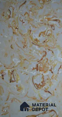 PN 06576 Marble Look Alabaster Sheet 8 ft x 4 ft Texture Finish  - 6 mm | Suitable for  Pooja Room, Feature Wall, Ceiling & Reception