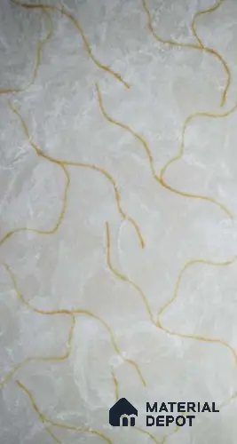 PN 06574 Marble Look Alabaster Sheet 8 ft x 4 ft Texture Finish  - 6 mm | Suitable for  Pooja Room, Feature Wall, Ceiling & Reception