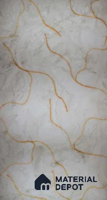 PN 06574 Marble Look Alabaster Sheet 8 ft x 4 ft Texture Finish  - 6 mm | Suitable for  Pooja Room, Feature Wall, Ceiling & Reception