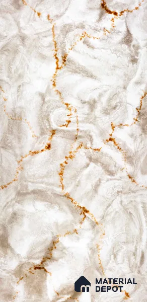 PN 06663 Marble Look Alabaster Sheet 8 ft x 4 ft Texture Finish - 6 mm | Suitable for Pooja Room, Feature Wall, Ceiling & Reception