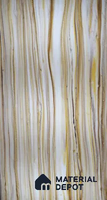 PN 06584 Marble Look Alabaster Sheet 8 ft x 4 ft Texture Finish  - 6 mm | Suitable for  Pooja Room, Feature Wall, Ceiling & Reception