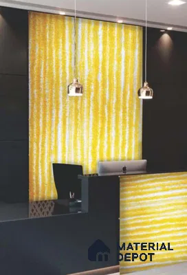 PN 06561 Patterned Look Alabaster Sheet 8 ft x 4 ft Texture Finish  - 6 mm | Suitable for  Pooja Room, Feature Wall, Ceiling & Reception