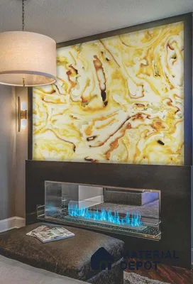 PN 06577 Marble Look Alabaster Sheet 8 ft x 4 ft Texture Finish  - 6 mm | Suitable for  Pooja Room, Feature Wall, Ceiling & Reception