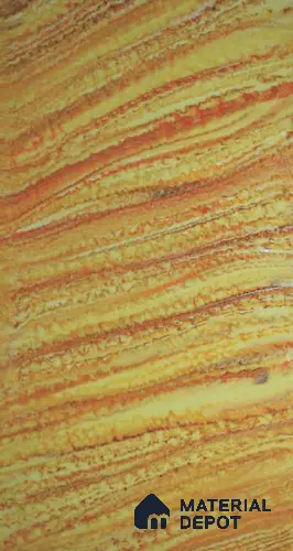 PN 06566 Patterned Look Alabaster Sheet 8 ft x 4 ft Texture Finish - 6 mm | Suitable for Pooja Room, Feature Wall, Ceiling & Reception