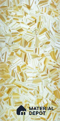 PN 06548 Patterned Look Alabaster Sheet 8 ft x 4 ft Texture Finish  - 8 mm | Suitable for  Pooja Room, Feature Wall, Ceiling & Reception