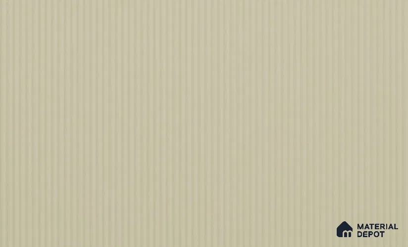 Light Cream Fluted Solid Color LM 24583 8 ft x 4 ft Texture Finish PVC Laminate - 1 mm | Suitable for TV Unit,Wardrobe, Kitchen Cabinets