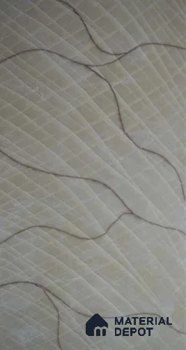 PN 06594 Marble Look Alabaster Sheet 8 ft x 4 ft Texture Finish  - 8 mm | Suitable for  Pooja Room, Feature Wall, Ceiling & Reception