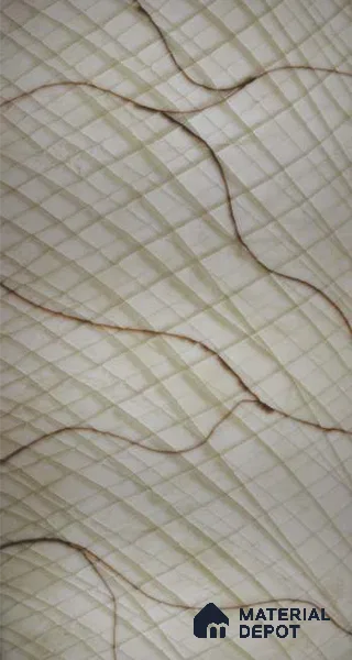 PN 06594 Marble Look Alabaster Sheet 8 ft x 4 ft Texture Finish  - 8 mm | Suitable for  Pooja Room, Feature Wall, Ceiling & Reception