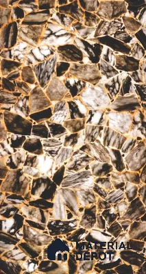 PN 06595 Patterned Look Alabaster Sheet 8 ft x 4 ft Texture Finish  - 8 mm | Suitable for  Pooja Room, Feature Wall, Ceiling & Reception