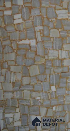 PN 06600 Patterned Look Alabaster Sheet 8 ft x 4 ft Texture Finish  - 8 mm | Suitable for  Pooja Room, Feature Wall, Ceiling & Reception