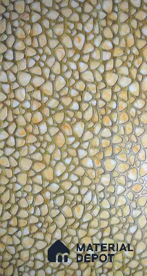 PN 06617 Patterned Look Alabaster Sheet 8 ft x 4 ft Texture Finish  - 10 mm | Suitable for  Pooja Room, Feature Wall, Ceiling & Reception