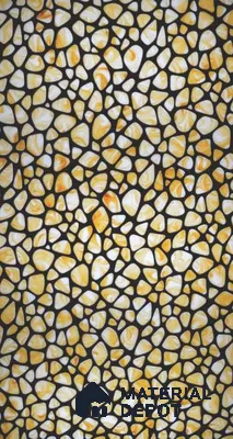 PN 06617 Patterned Look Alabaster Sheet 8 ft x 4 ft Texture Finish  - 10 mm | Suitable for  Pooja Room, Feature Wall, Ceiling & Reception