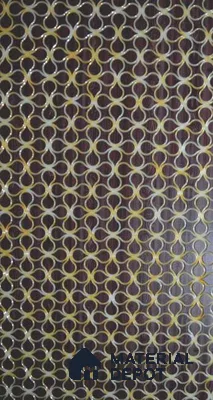 PN 06618 Patterned Look Alabaster Sheet 8 ft x 4 ft Texture Finish  - 10 mm | Suitable for  Pooja Room, Feature Wall, Ceiling & Reception