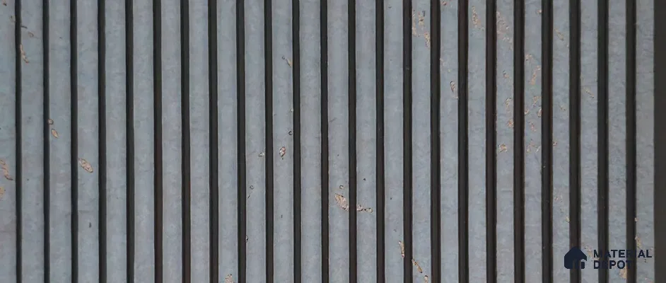 PN 07815 Marble Look Louver 8 ft x 0.65 ft Texture Finish  - 6 mm | Suitable for Feature Wall, TV Unit & Living Room