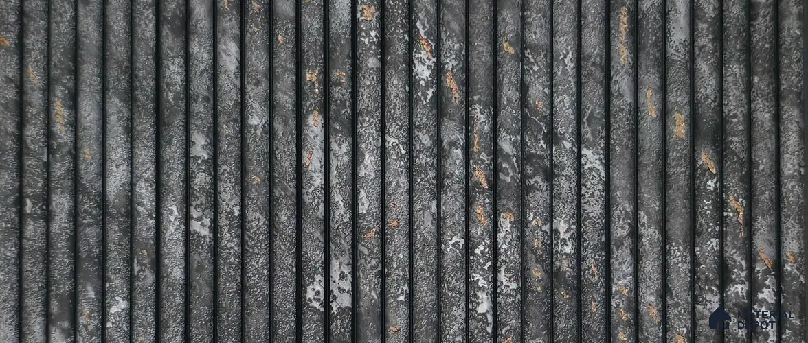 PN 07823 Marble Look Louver 8 ft x 0.65 ft Texture Finish  - 6 mm | Suitable for Feature Wall, TV Unit & Living Room