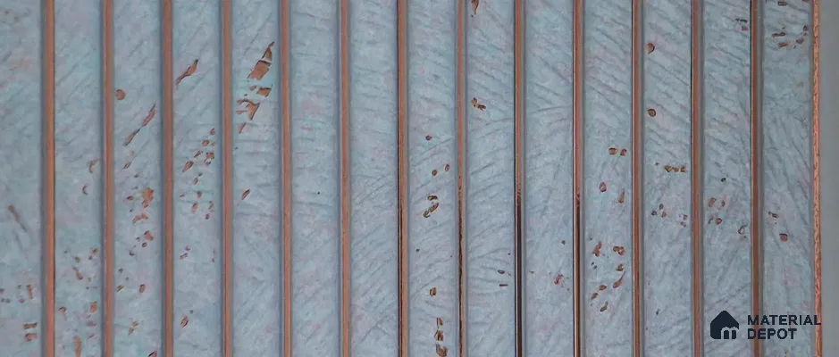 PN 07833 Marble Look Louver 9 ft x 0.65 ft Texture Finish  - 6 mm | Suitable for Feature Wall, TV Unit & Living Room