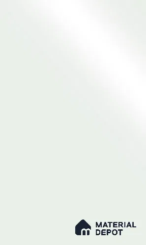 High Gloss White Solid Colors look LM 23918 8 ft x 4 ft High Gloss Finish ASA Laminate - 1 mm | Suitable for Living Room, Kitchen, Office
