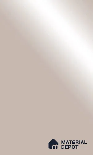 Warm Grey Solid Colors look LM 23920 8 ft x 4 ft High Gloss Finish ASA Laminate - 1 mm | Suitable for Living Room, Kitchen, Office