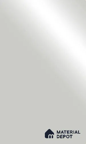 Light Grey Solid Colors look LM 23921 8 ft x 4 ft High Gloss Finish ASA Laminate - 1 mm | Suitable for Living Room, Kitchen, Office