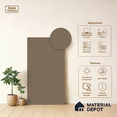 Dusty Petal Cane Look WP 33 512 8 ft x 4 ft Texture Finish Decorative Laminate - 1 mm | Suitable for TV Unit, Wardrobe, Kitchen Cabinets