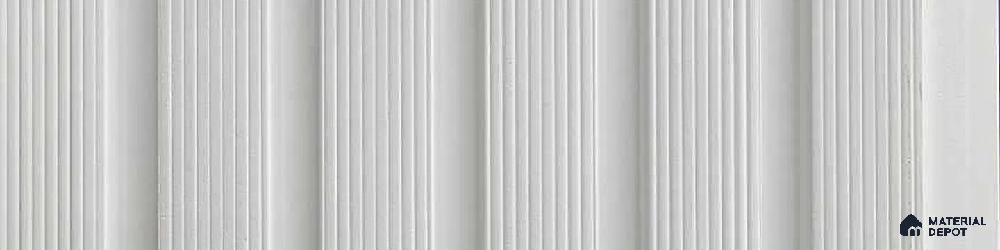 PN 06956 Textured Solid Look Louver1 8 ft x 0.83 ft Texture Finish  - 10 mm | Suitable for Feature Wall, TV Unit & Living Room