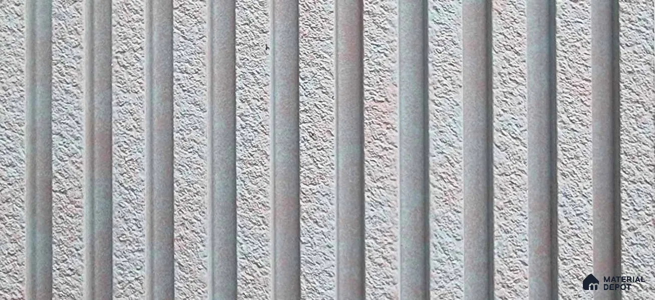 PN 06975 Stone Look Louver1 8 ft x 0.83 ft Texture Finish - 10 mm | Suitable for Feature Wall, TV Unit & Living Room