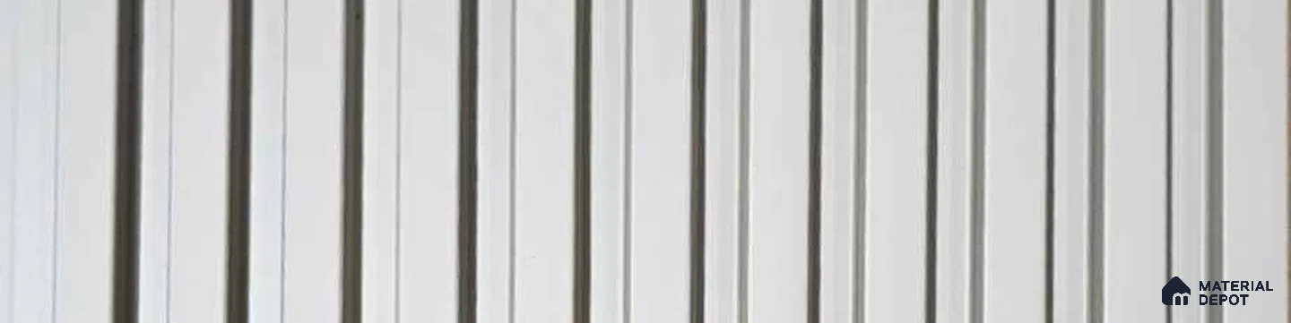 PN 07005 Wood Look Louver1 9.5 ft x 0.83 ft Texture Finish - 10 mm | Suitable for Feature Wall, TV Unit & Living Room
