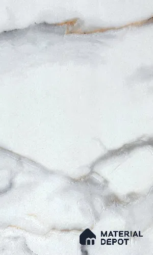 White Marble look LM 24974 8 ft x 4 ft Texture Finish Decorative Laminate - 1 mm | Suitable for TV Unit, Wardrobe, Kitchen Cabinets