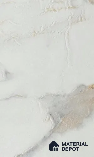 White Marble look LM 24975 8 ft x 4 ft Texture Finish Decorative Laminate - 1 mm | Suitable for TV Unit, Wardrobe, Kitchen Cabinets