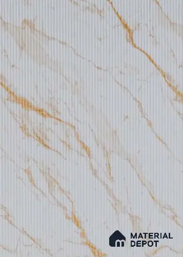 PN 07330 Marble Look Louver 8 ft x 2 ft Texture Finish  - 8 mm | Suitable for Feature Wall, TV Unit & Living Room