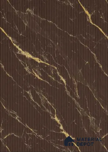 PN 07333 Marble Look Louver 8 ft x 2 ft Texture Finish  - 8 mm | Suitable for Feature Wall, TV Unit & Living Room