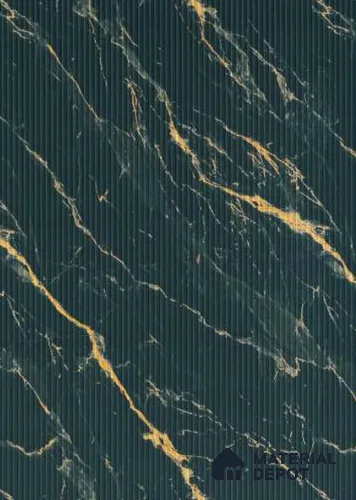 PN 07332 Marble Look Louver 8 ft x 2 ft Texture Finish  - 8 mm | Suitable for Feature Wall, TV Unit & Living Room