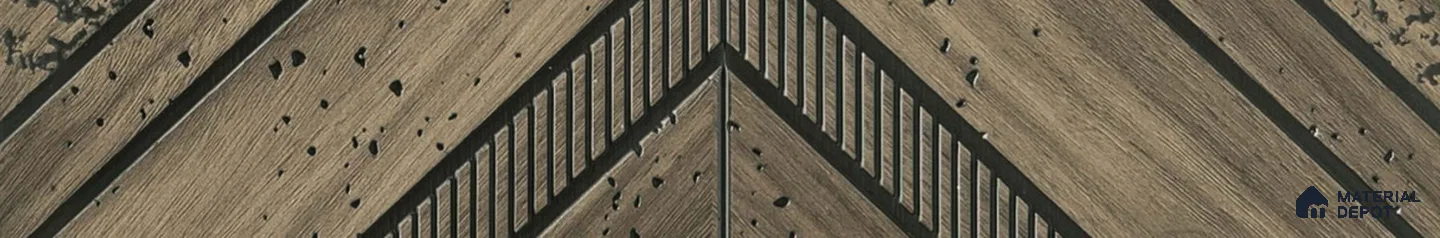 PN 07245 Wood Look Louver 8 ft x 1 ft Texture Finish - 8 mm | Suitable for Feature Wall, TV Unit & Living Room