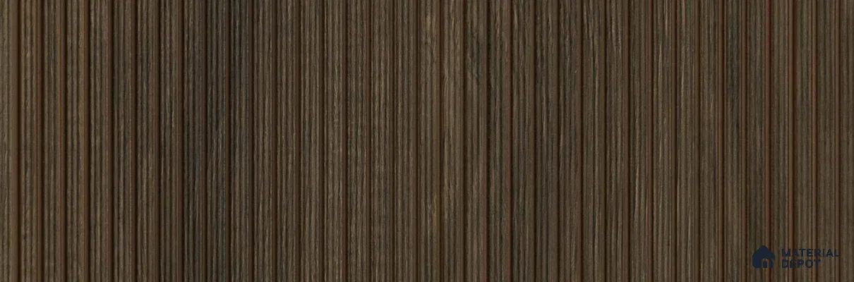 PN 07252 Marble Look Louver 8 ft x 1 ft Texture Finish  - 8 mm | Suitable for Feature Wall, TV Unit & Living Room