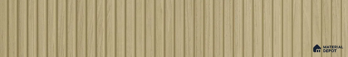 PN 07254 Marble Look Louver 8 ft x 1 ft Texture Finish - 8 mm | Suitable for Feature Wall, TV Unit & Living Room