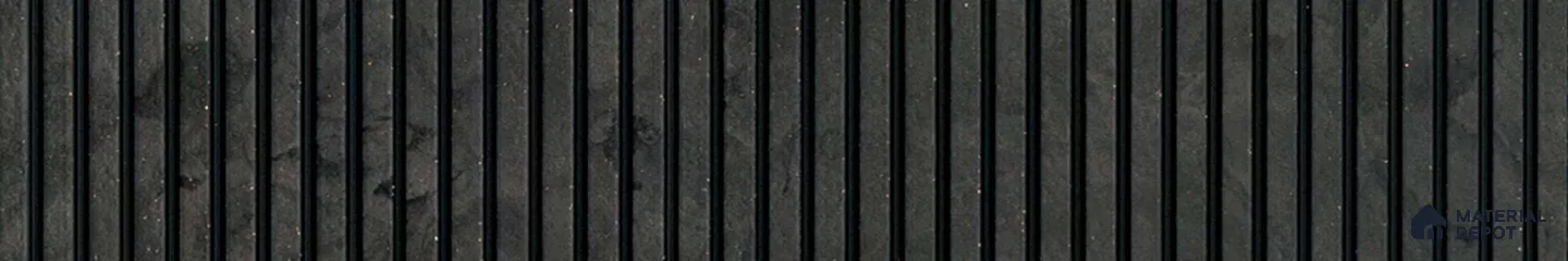 PN 07255 Wood Look Louver 8 ft x 1 ft Texture Finish  - 8 mm | Suitable for Feature Wall, TV Unit & Living Room